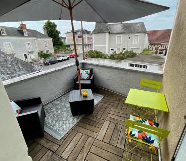 Amboise Apartment | Logement entier: Appartement avec Terrasse Quartier de la Gare