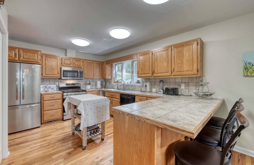 Hayesville House | Longview - Woodburninng Fireplace - Outdoor firepit