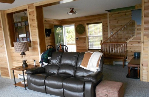 Pittsburg House | Loon Cove overlooking stunning Connecticut Lake and Magalloway Mountain
