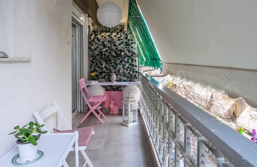 Kallithea Apartment | Lovely 1 Bd apt in Kalithea with Balcony