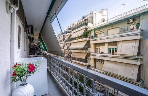 Kallithea Apartment | Lovely 1 Bd apt in Kalithea with Balcony