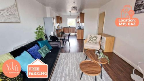 Chorlton-on-Medlock Apartment | Lovely 3 Bed Close to Centre by City SuperHost
