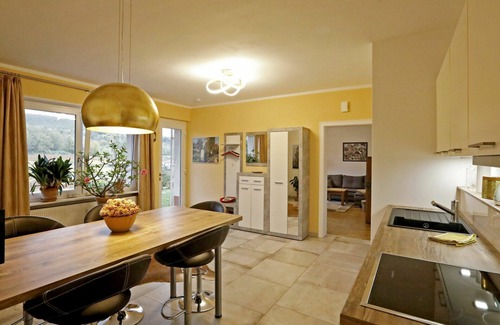 Bad Duerkheim Apartment | Lovely apartment for 2 guests with WIFI, TV, terrace, pets allowed, panoramic view and parking