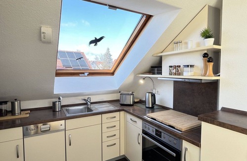 Loffingen Apartment | Lovely apartment for 6 guests with WIFI, TV, patio, panoramic view and parking