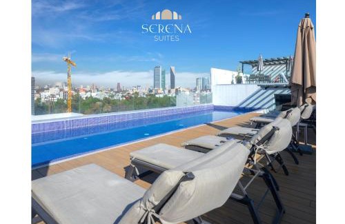 Hipodromo Apartment | Lovely Apartment in Central Condesa with AC & Rooftop Pool