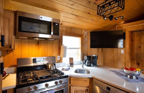 Warren Cabin | Lovely cabin nestled in the woods one minute from Sugarbush Resort