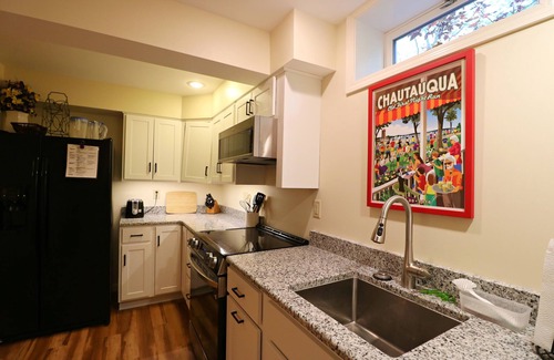 Chautauqua Apartment | Lovely, first floor apartment on a quiet street in Chautauqua's North End!