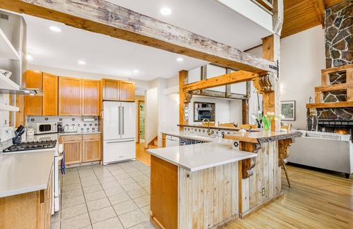 Alki House | Lovely, open home with water views, scenic deck, & 2 fireplaces - near Seattle