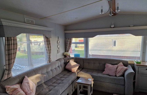 Morecambe Ski Chalet | Lovely pet friendly 2 berth caravan in Morecambe