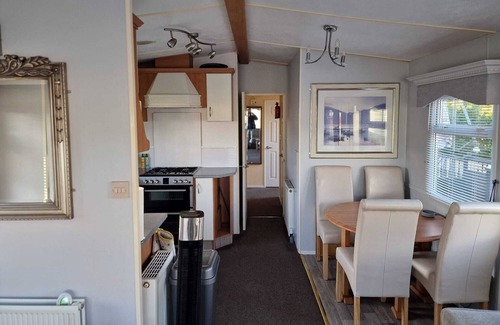 Morecambe Ski Chalet | Lovely pet friendly 2 berth caravan in Morecambe