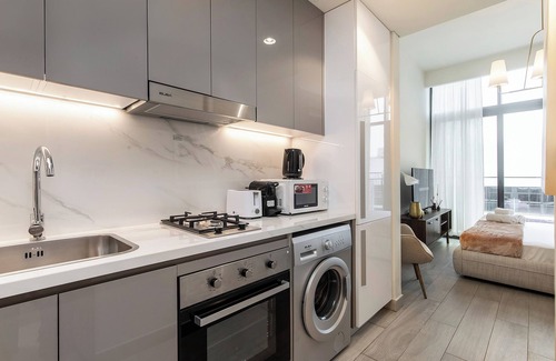 Nad Al Sheba Apartment | Lovely Studios at Azizi Riviera