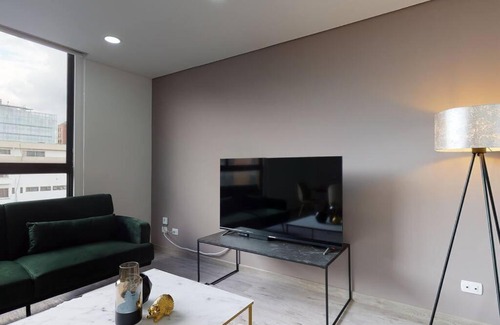 Calle 100 Apartment | Lujoso apartamento cerca parque de la 93- Dos hab