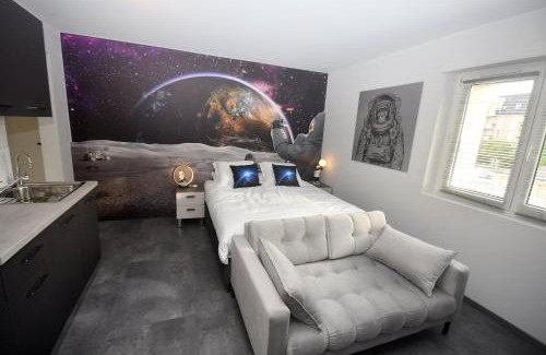 Saint-Louis Apartment | LUNAR, proche frontière Basel, Free parking