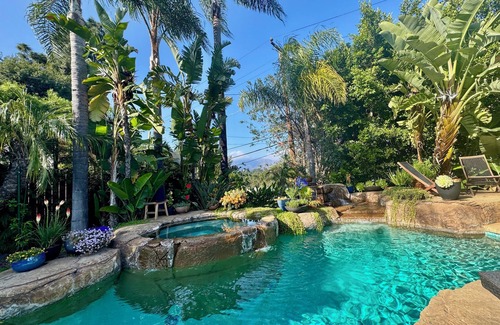 South Arroyo House | Lush Garden Hideaway & Pool – A Rare Pasadena Gem 5 min from the Rose Bowl