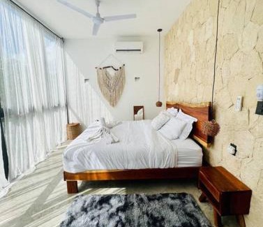 Chemuyil Apartment | Lush Tulum Jungle Penthouse with Ensuite Rooftop Pool & HighSpeed Wifi