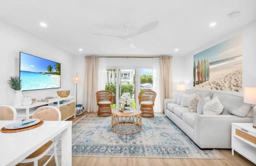 Juno Beach Apartment | Lux Beachside 2nd Floor Condo 4 Steps to the Beach!