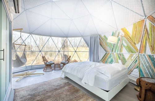 Leesburg Cottage | Luxe & Picturesque Dome Haven ~ Hot Tub ~ Glamping