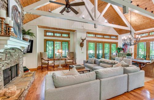 Cullowhee House | Luxe Trillium Home with Fire Pit, 5 Mi to Cashiers