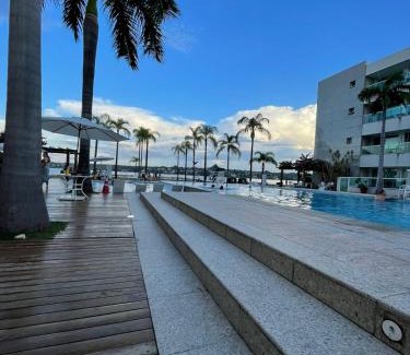 Brasilia Apartment | Luxuoso Flat Brisas do Lago Terraço Aconchegante