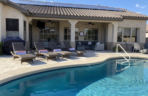 Wigwam Creek South House | Luxurious desert home with pool and game rooms!