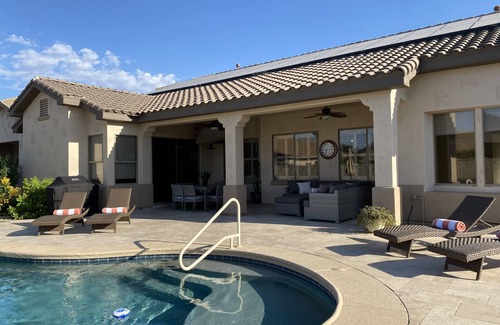 Wigwam Creek South House | Luxurious desert home with pool and game rooms!