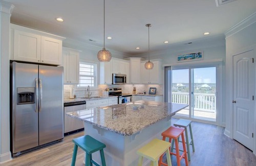 Cape Island House | Luxurious Oceanfront B home w/pool, elevator, 6BR, steps to the sand and surf