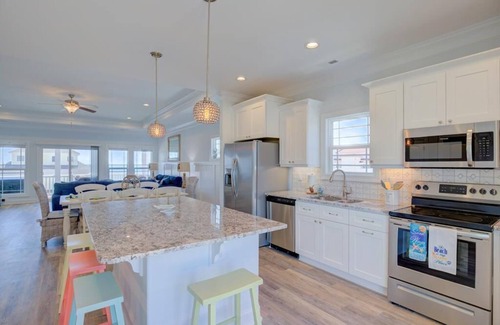 Cape Island House | Luxurious Oceanfront B home w/pool, elevator, 6BR, steps to the sand and surf