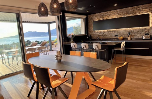 Grosseto-Prugna Villa | Luxurious villa with pool in PORTICCIO, breathtaking view of the sea and Ajaccio