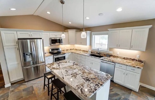 Angola House | Luxurious Waterfront Family Retreat on Crooked Lake, Angola, IN.
