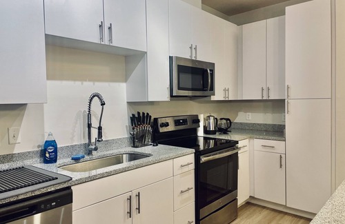 Downtown Baltimore Apartment | Luxury 1 BR 1 BA w/Pool, Gym & Parking