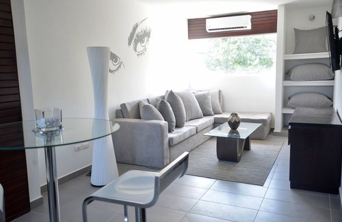 Villas Ana Maria Apartment | Luxury 2-floor penthouse suite in central Sosua, guest-friendly (adults only)