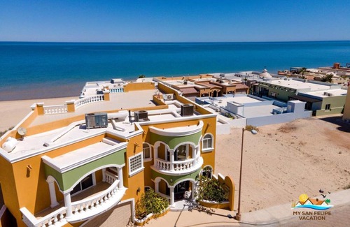 San Felipe House | Luxury 3-Story Beachfront Villa in San Felipe with Private Pool – Casa Mostaza