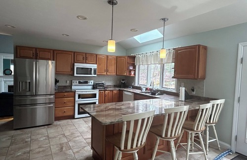 Fortunes Rocks House | Luxury 4 bedroom house in Biddeford, walk to Fortunes Rock Beach, private pool.