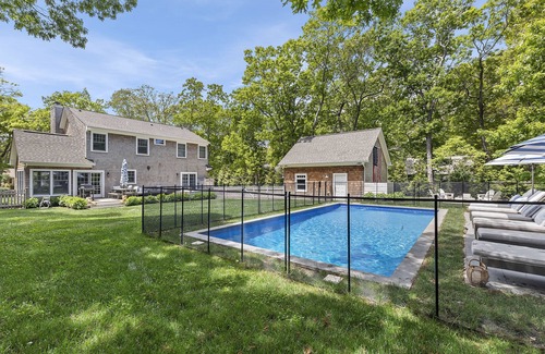 Clearwater Beach House | Luxury 4-bedroom in East Hampton [w/private beach]