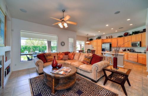 Sienna Canyon Villa | Luxury 4 Beds 3 Bath + TV Rm Private Pool. View! Golf & Trails. Great Location!