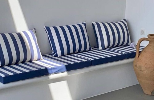 Leros Villa | Luxury Beach Front Villa just opposite the famous Agios Isidoros little church.
