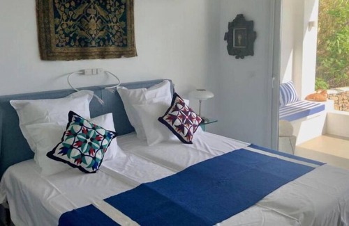 Leros Villa | Luxury Beach Front Villa just opposite the famous Agios Isidoros little church.