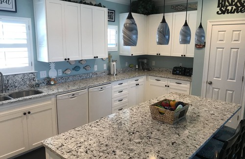 Morgantown House | Luxury Beachfront Home with Indoor Elevator; Extra Large Deck; Sleeps up to 30!