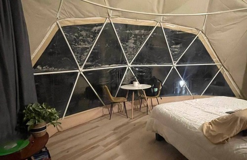 Mansfield-et-Pontefract Cabin | Luxury lakeside glamping- Vinyl Dome