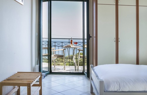 Eleios-Pronnoi Villa | Luxury detached private villa overlooking the Ionian Sea, swimming pool & garden