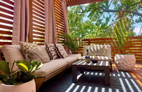 Langdon Apartment | Luxury escape in DC, with a private Deck! Parking included