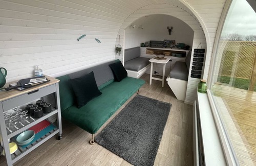 Widegates Cabin | Luxury glamping with sea and sunset views - Cornwall