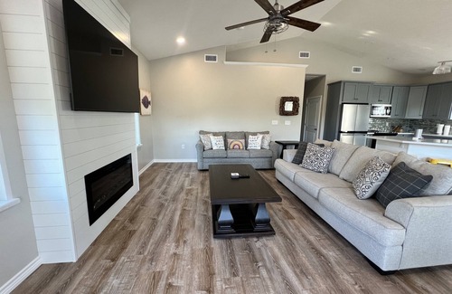 Cedar Lane House | Luxury Home on Caney Creek w/Pool & Hot Tub!