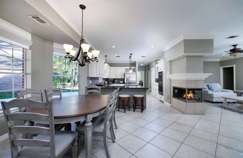 Panther Creek House | Luxury home with private pool.