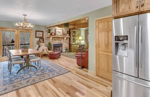 Maggie Valley House | Luxury house on creek with waterfalls on 43 acres in mountains!