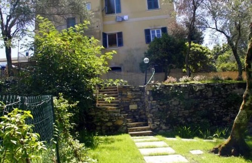San Lorenzo della Costa Apartment | Luxury Apartment 4-7 persons in villa Liberty with olive trees and swimming pool, fine residential area above Santa Margherita Ligure