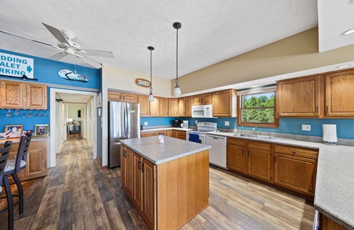 Sister Lakes House | Luxury Lake Home With The Best Patio On The Lake!
