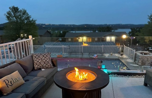 Indian Point Villa | Luxury Lake Villa: Heated Pool, Hot Tub, Game Room, Stunning Lake Views! 2BD/2BA
