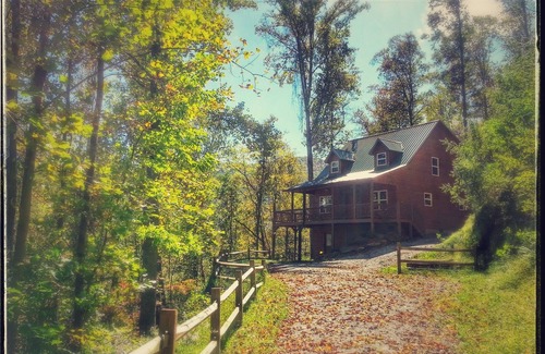 Sylva Cabin | LUXURY LOG CABIN - NEW HOT TUB, GAME ROOM, WIFI, FIRE PIT, VIEWS!