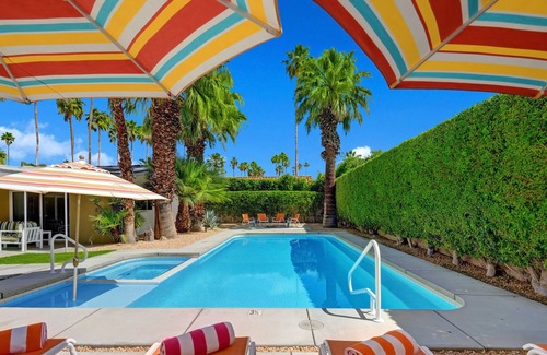 El Mirador House | Luxury Midcentury Home in Movie Colony +Pool & Spa+Mtn Views - House of 57